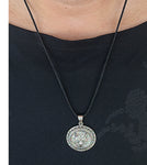 Wolfskopf 394 mit Schlangenkette - Silber