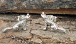 Ohrstecker 41 Wolf - Silber