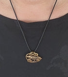 Anhänger 124 Rabe - Bronze