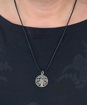Lebensbaum 166 mit Schlangenkette - Silber
