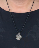 Lebensbaum 166 mit Schlangenkette - Silber