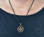 Anhänger 163 Metatrons Würfel - Bronze