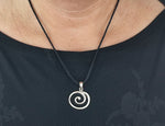 Anhänger 22 Spirale - Silber
