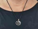 Anhänger 22 Spirale - Silber