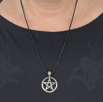 Anhänger 50 Pentagramm - Silber