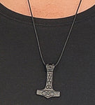 Anhänger 200 Schwarzer Thorshammer - Edelstahl