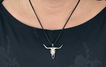 Stier 14 mit Schlangenkette - Silber