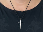 Kreuz 20 mit Schlangenkette - Silber