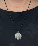 Lebensbaum 401 mit Schlangenkette - Silber