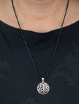 Lebensbaum 87 mit Schlangenkette - Silber