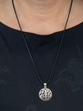 Lebensbaum 87 mit Schlangenkette - Silber