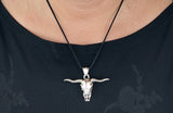 Stier 36 mit Schlangenkette - Silber