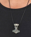 Kombi 346 Thorshammer mit Königskette - Silber