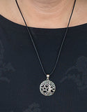 Lebensbaum 212 mit Schlangenkette - Silber