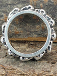 Drehring Totenkopf, Gr. 54-78 (tk9) - Silber