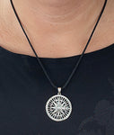 Anhänger 289 Windrose - Silber