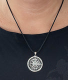 Anhänger 289 Windrose - Silber