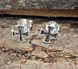 Ohrstecker 42 Eisernes Kreuz - Silber