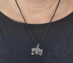 Auge des Horus 370 mit Schlangenkette - Silber