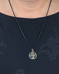 Lebensbaum 213 mit Schlangenkette - Silber