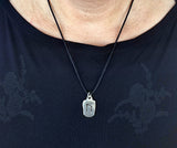 Rune Uruz 306 mit Schlangenkette - Silber