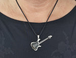 Anhänger 1 Gitarre - Edelstahl