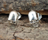 Ohrstecker 47 Totenkopf - Silber