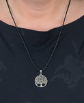 Lebensbaum 165 mit Korbkette - Silber