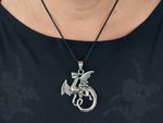 Anhänger 111 Drache - Edelstahl