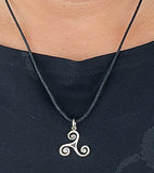 Triskele 162 mit Schlangenkette - Silber