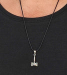 Thorshammer 396 mit Schlangenkette - Silber