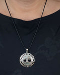 Lebensbaum 210 mit Schlangenkette - Silber