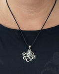 Anhänger 388 Oktopus - Silber