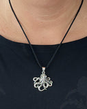 Anhänger 388 Oktopus - Silber
