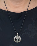 Lebensbaum 327 mit Schlangenkette - Silber