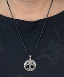 Lebensbaum 327 mit Schlangenkette - Silber