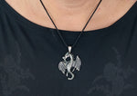 Anhänger 112 Drache - Edelstahl