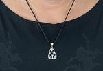 Ankh 119 mit Schlangenkette - Silber