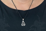 Ankh 119 mit Schlangenkette - Silber