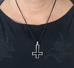 Anhänger 26 Kreuz - Zinn