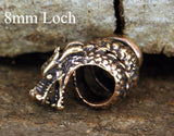 Bartperle Drache 8 mm - Bronze