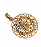 Anhänger 164 Sri Yantra - Bronze