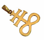 Anhänger 165 Leviathan Kreuz - Bronze