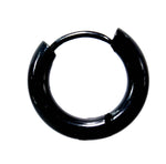 Klappcreole schwarz 10mm - Edelstahl