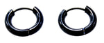 Klappcreole schwarz 10mm - Edelstahl