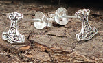 Ohrstecker 57 Thorshammer - Silber