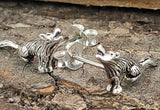 Ohrstecker 41 Wolf - Silber