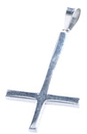 Anhänger 81 Kreuz - Edelstahl