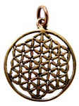 Anhänger 85 Blume des Lebens - Bronze