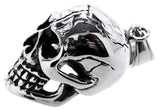 Totenkopf 85 A mit Königskette - Edelstahl